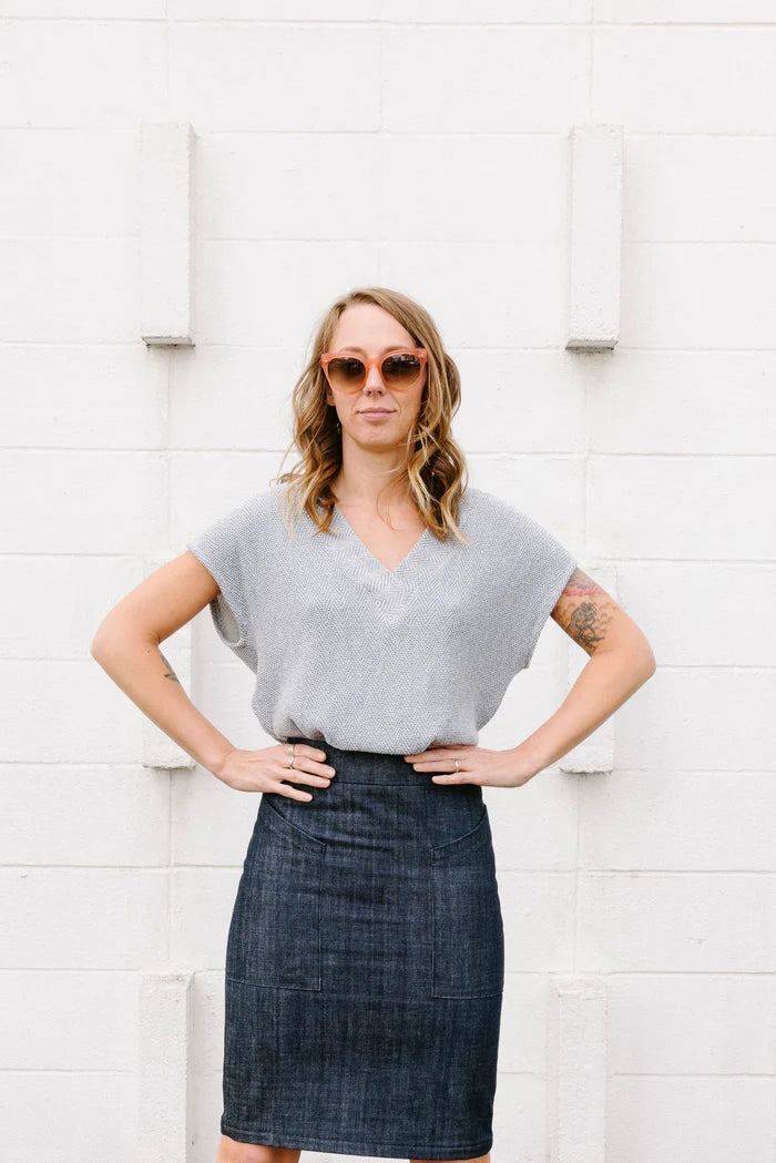 Tabor V Neck Pattern - Sew House Seven