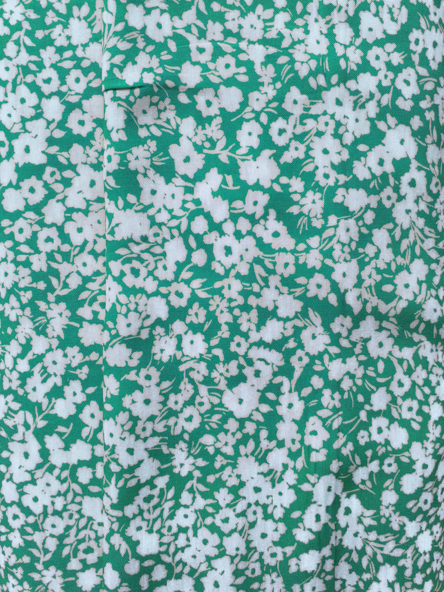 Little Green Flower Viscose
