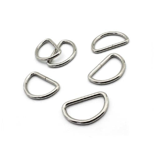 Nickel Plated D Rings