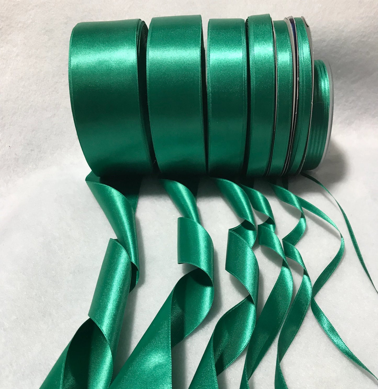 Jade Green Satin Ribbon