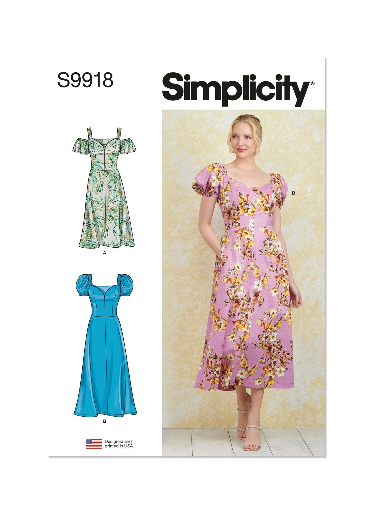 Simplicity S9918/S9919 Summer Dress Pattern The Carolyn Rose School of Sewing Simplicity S9918/S9919 Summer Dress Pattern The Carolyn Rose School of Sewing