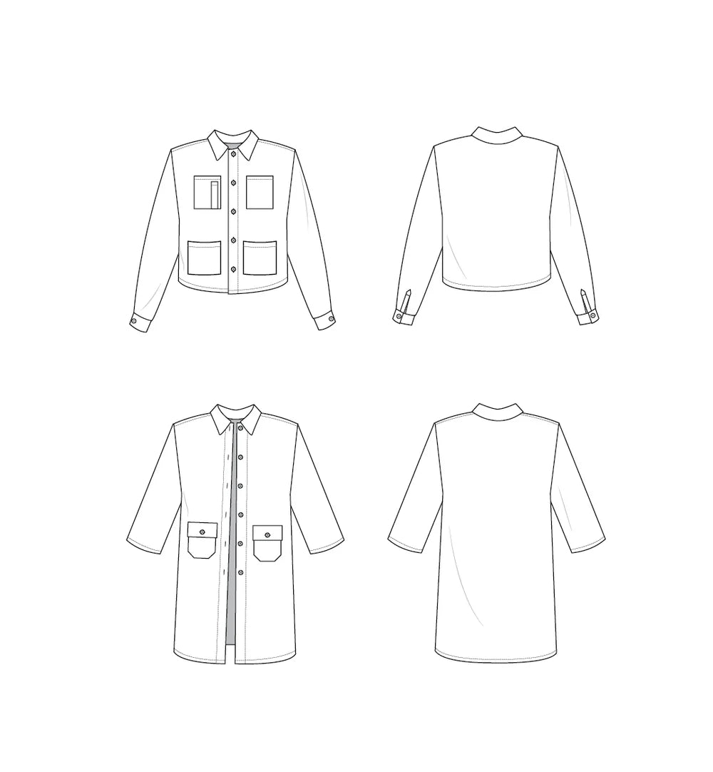 The Ilford Jacket Pattern by Friday Pattern Co