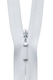 White 501 YKK Concealed Zip