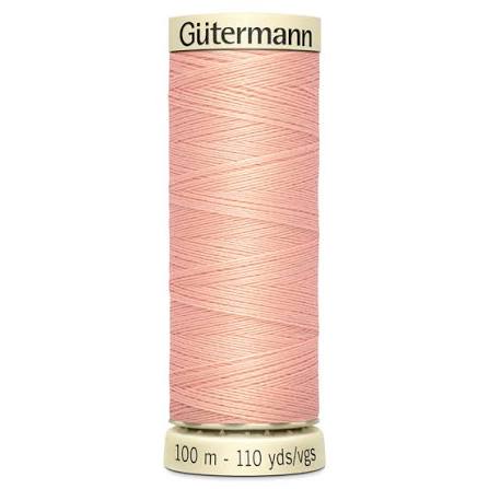 165 Pale Peach Gutermann Sew All 100m Thread