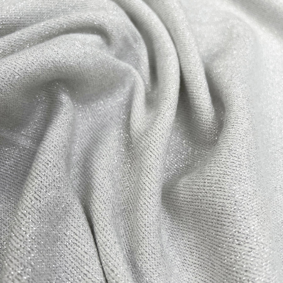 Deluxe Silver Lurex Jersey