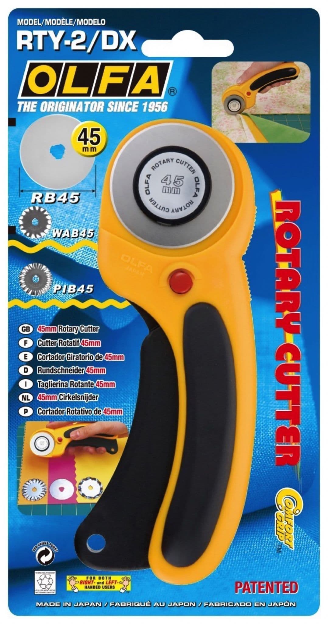 OLFA 45mm Rotary Cutter RTY-2/DX