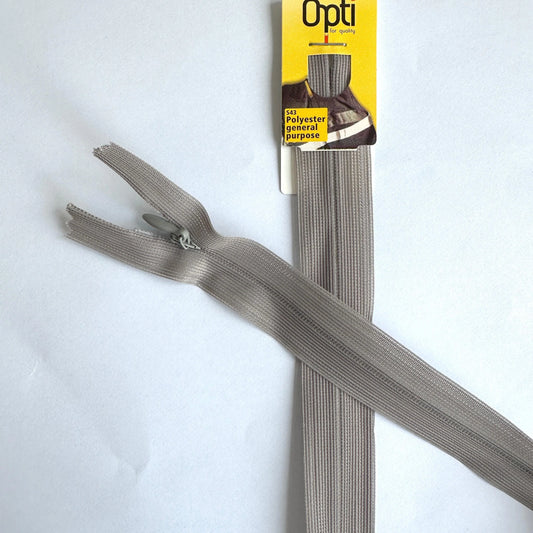 Grey 9389 Opti Concealed Zip