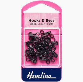Black Hooks and Eyes