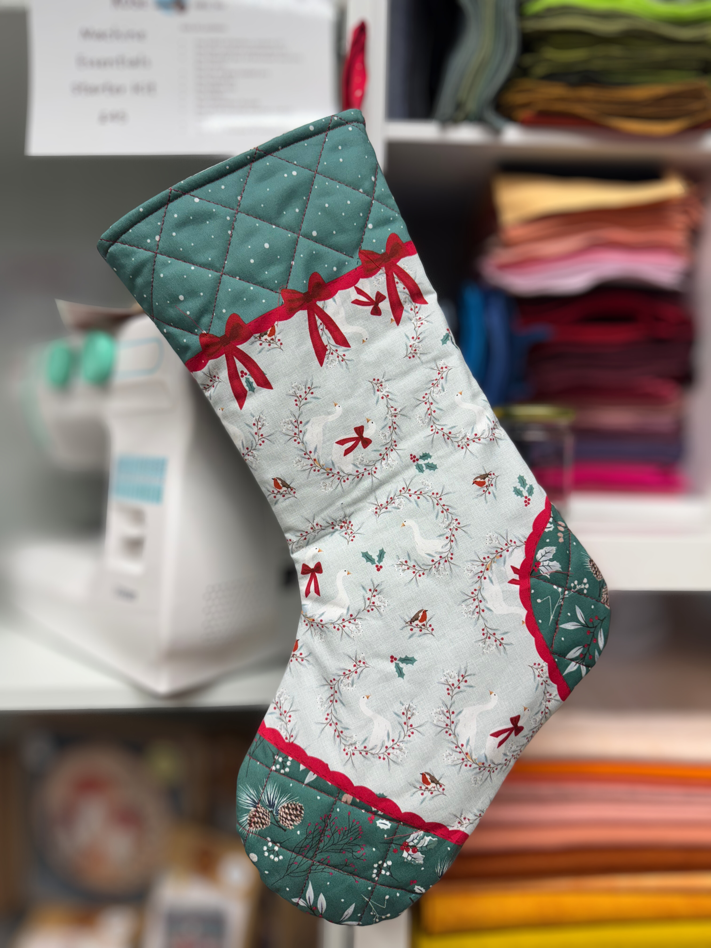 Christmas Birds Stocking Kit