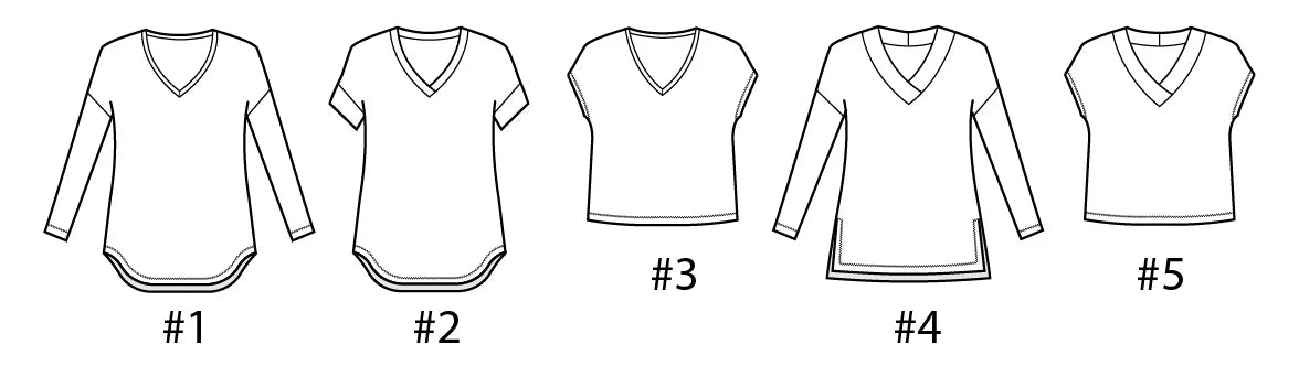 Tabor V Neck Pattern - Sew House Seven