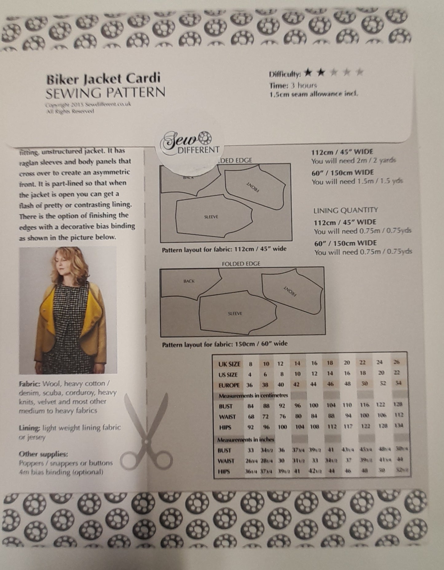 Biker Jacket Cardi - Sew Different