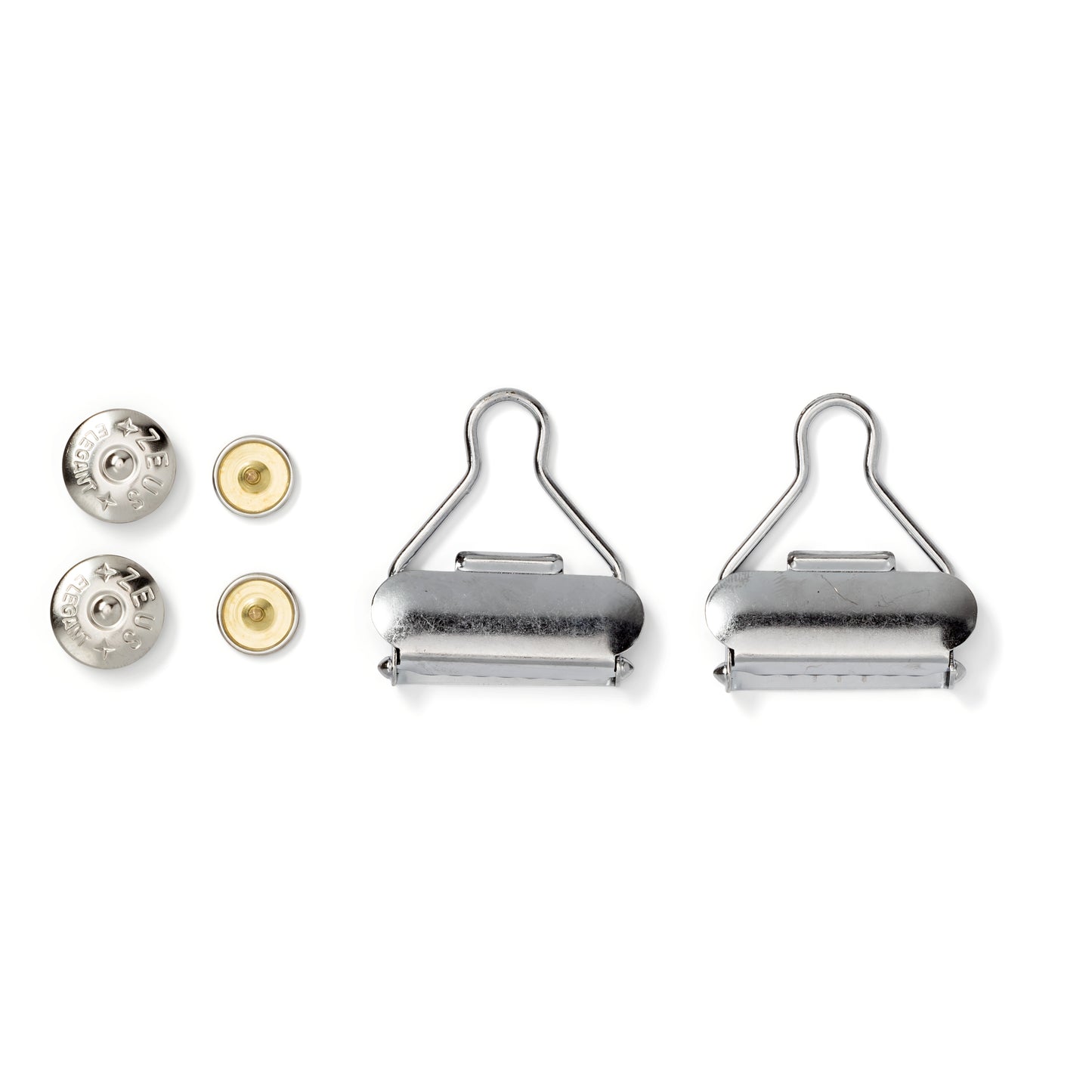 Prym Dungarees/overall fittings - 30mm - silver-coloured