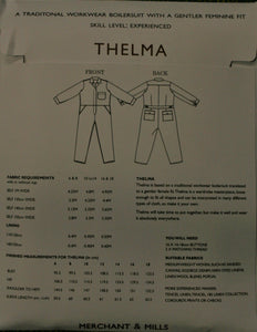 The Thelma Jumpsuit Pattern - Merchant and Mills