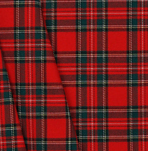 Scottish Check- RED