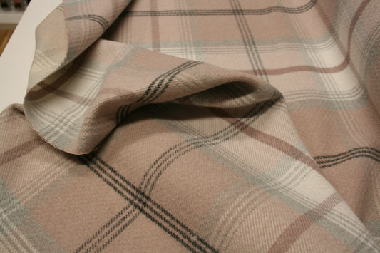 Blush Balmoral - Soft Furnishing Polyester/Cotton Mix