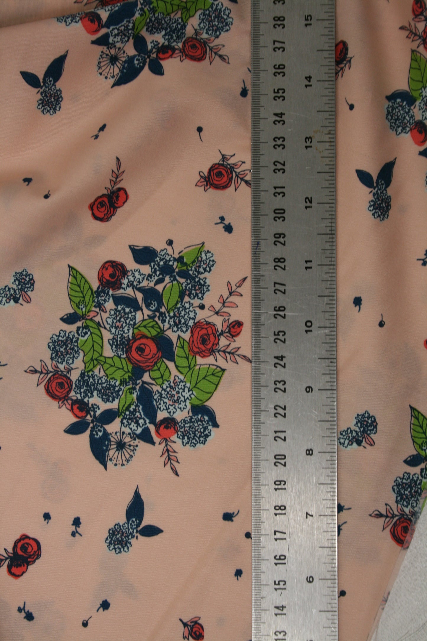 Pink Rose Print, Everlasting Collection - Premium Cotton V19