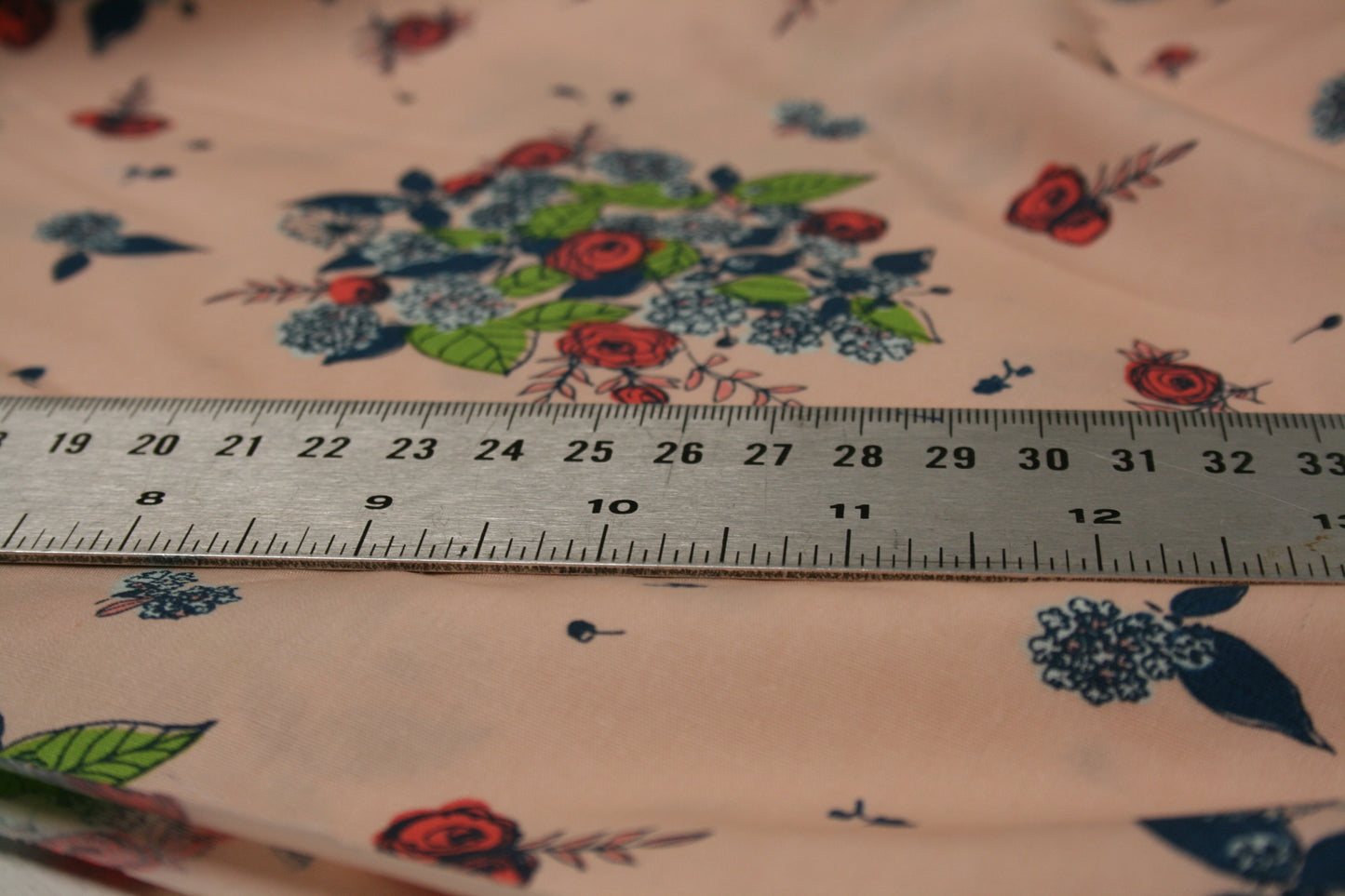 Pink Rose Print, Everlasting Collection - Premium Cotton V19