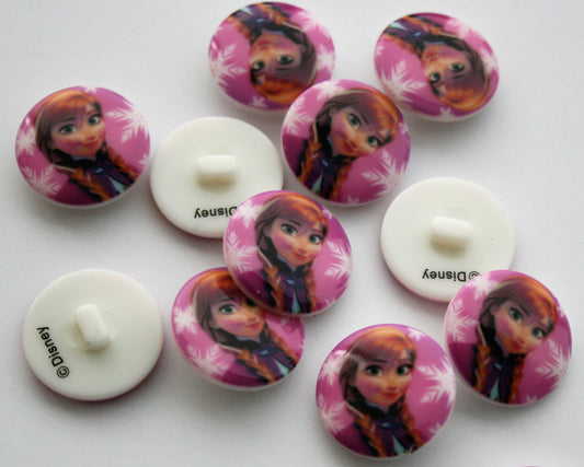 Anna Disney Button - 25mm