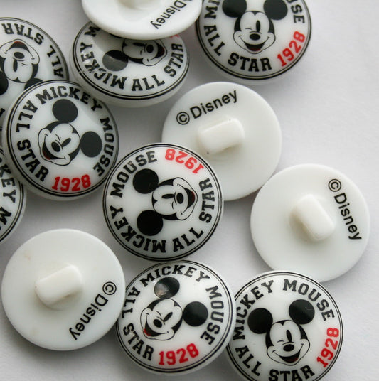 Mickey Mouse All Star Disney Button - 20mm