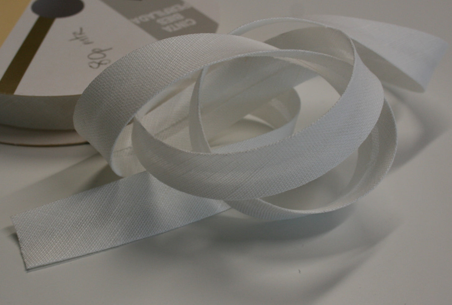 18mm Wide Linen/Cotton Mix - Bias Binding