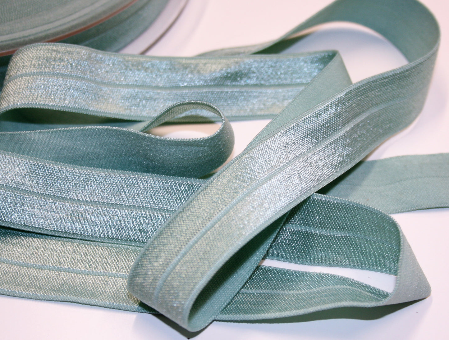 Elasticated Stretch Bias Tape - Fold Over Elastic 20mm