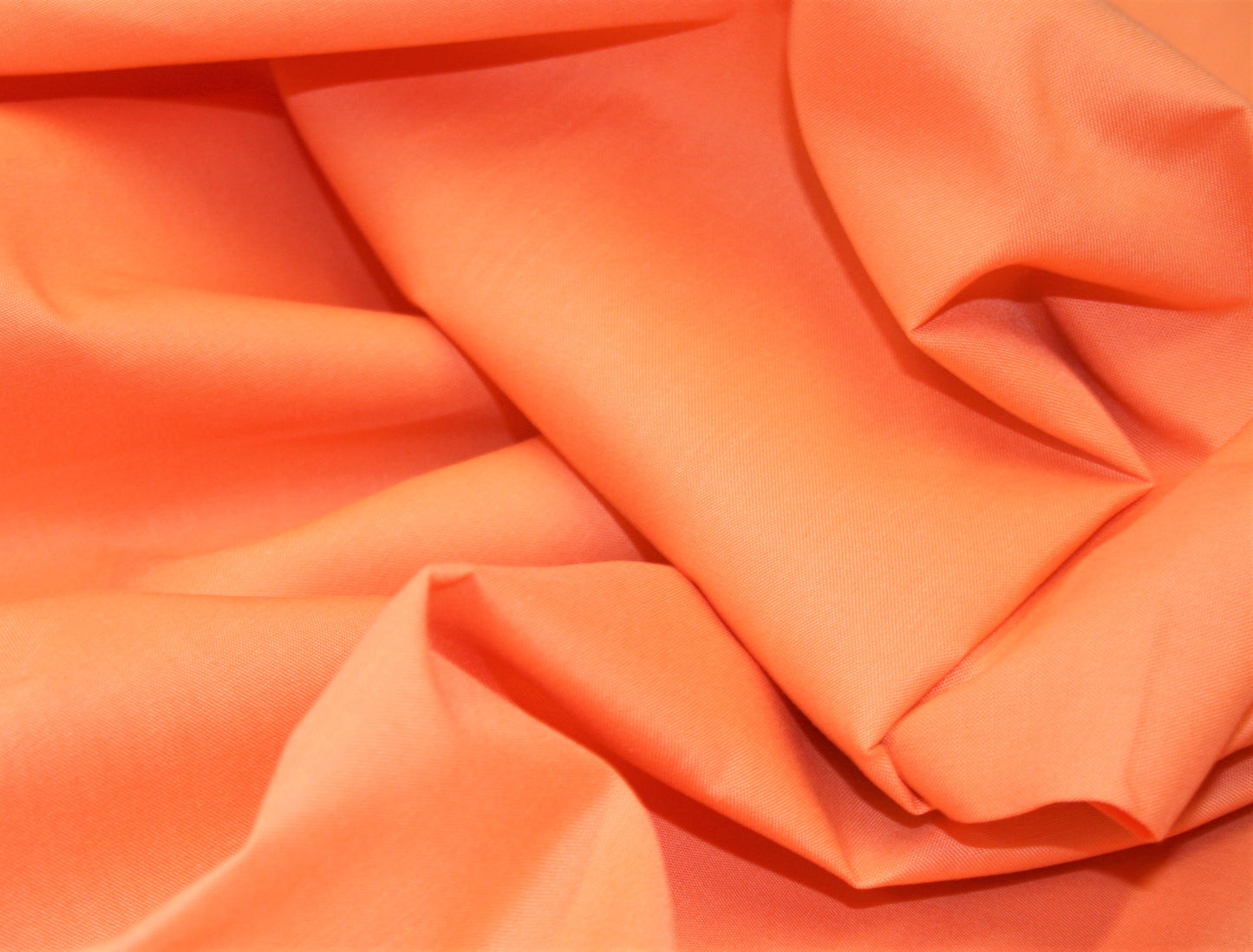 Satsuma Orange Plain Organic Cotton