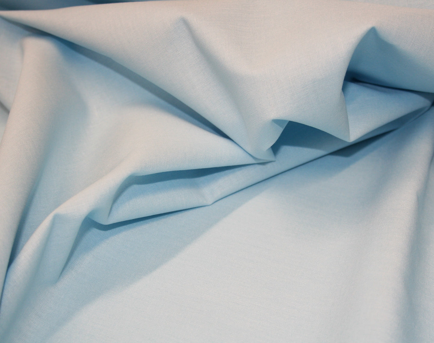 Pale sky blue organic cotton