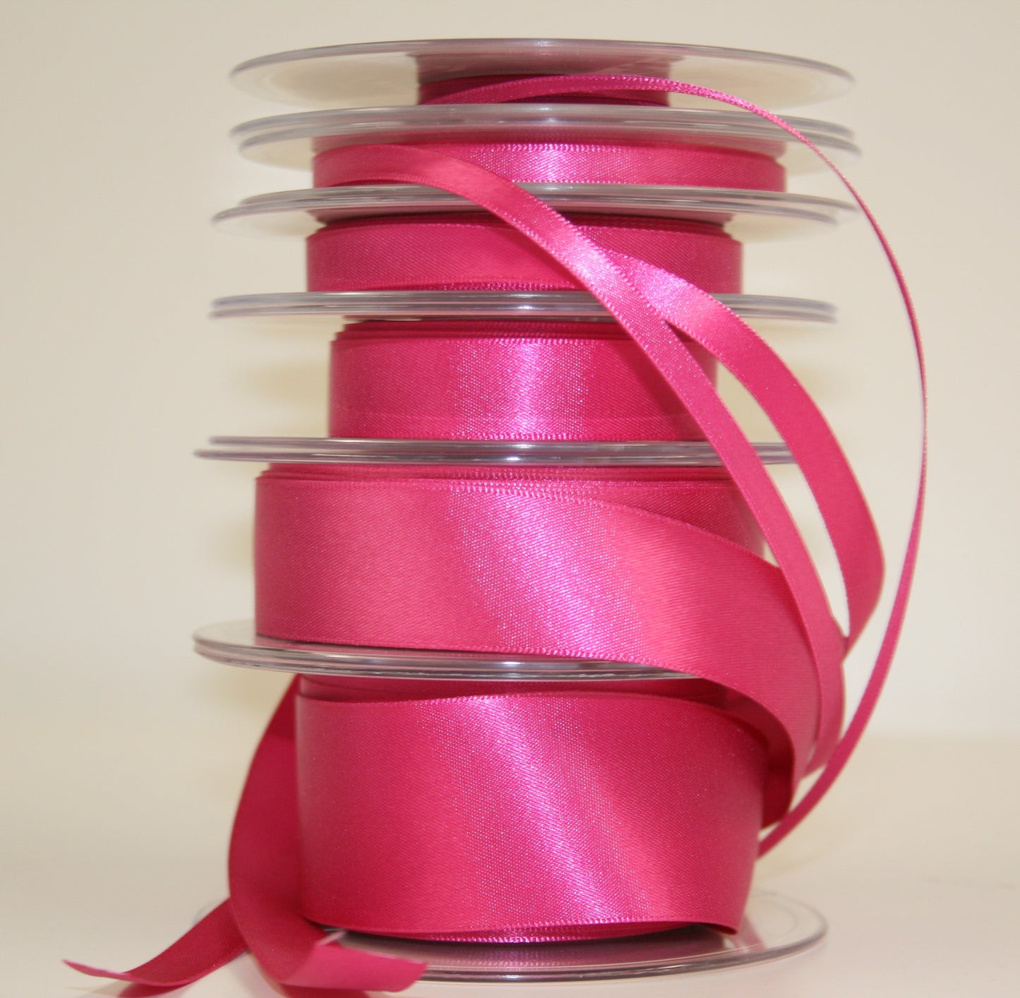Dark Pink Satin Ribbon