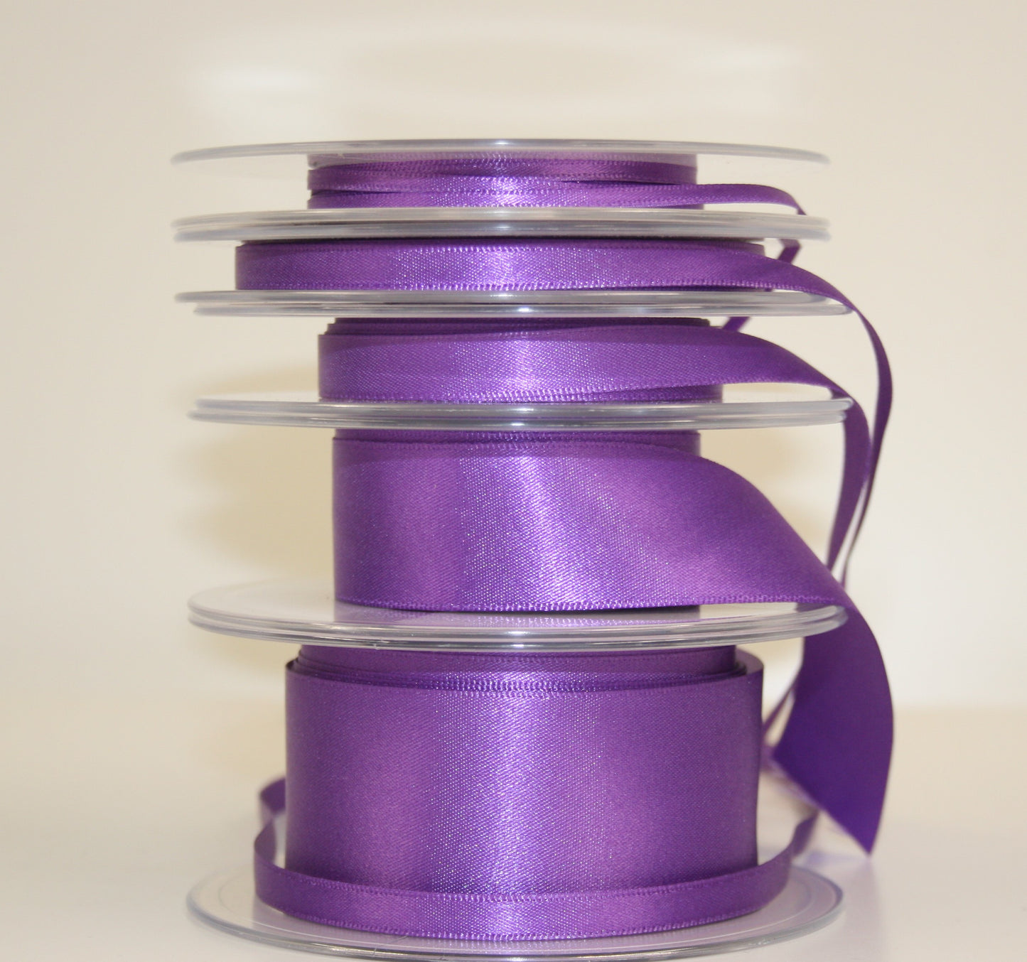 Violet Satin Ribbon