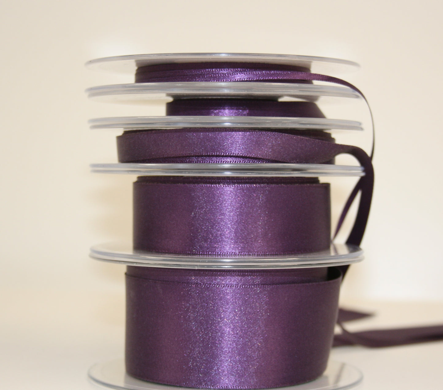 Dark Purple Satin Ribbon
