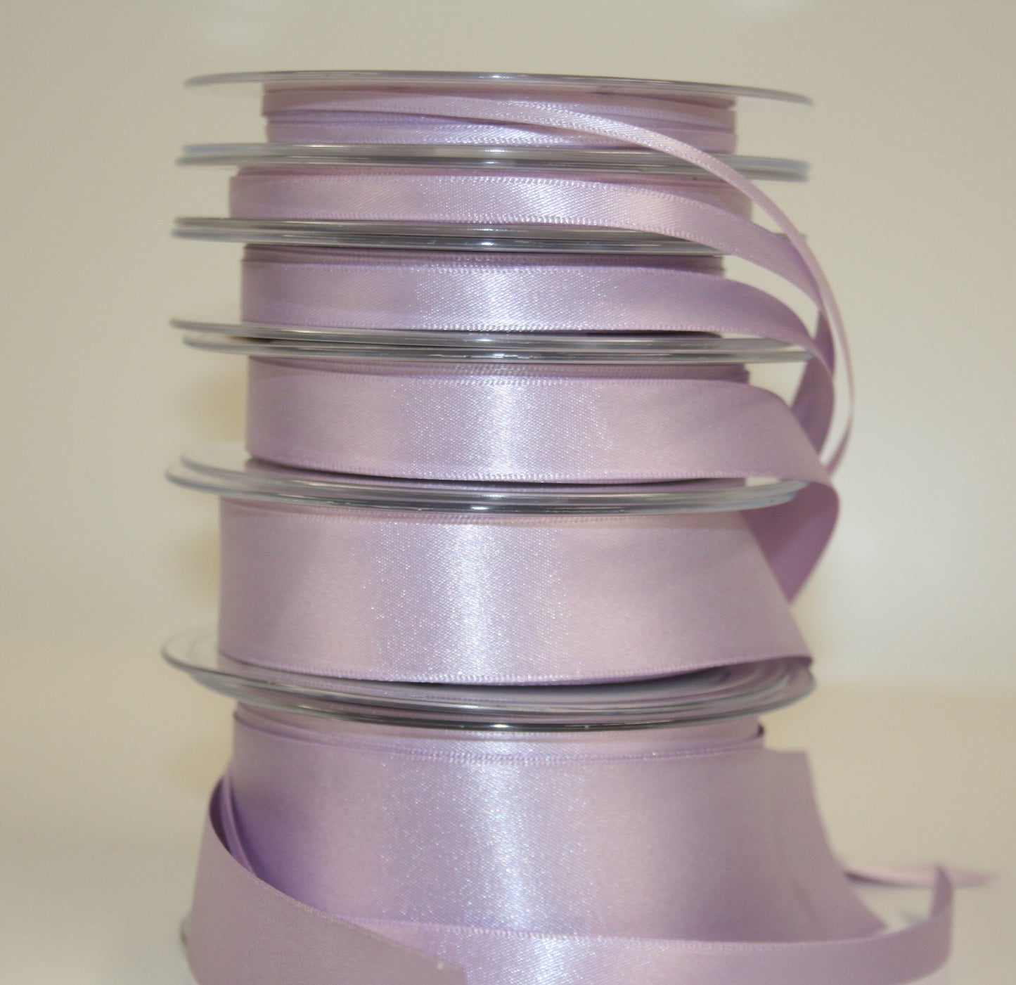 Off Lilac Satin Ribbon