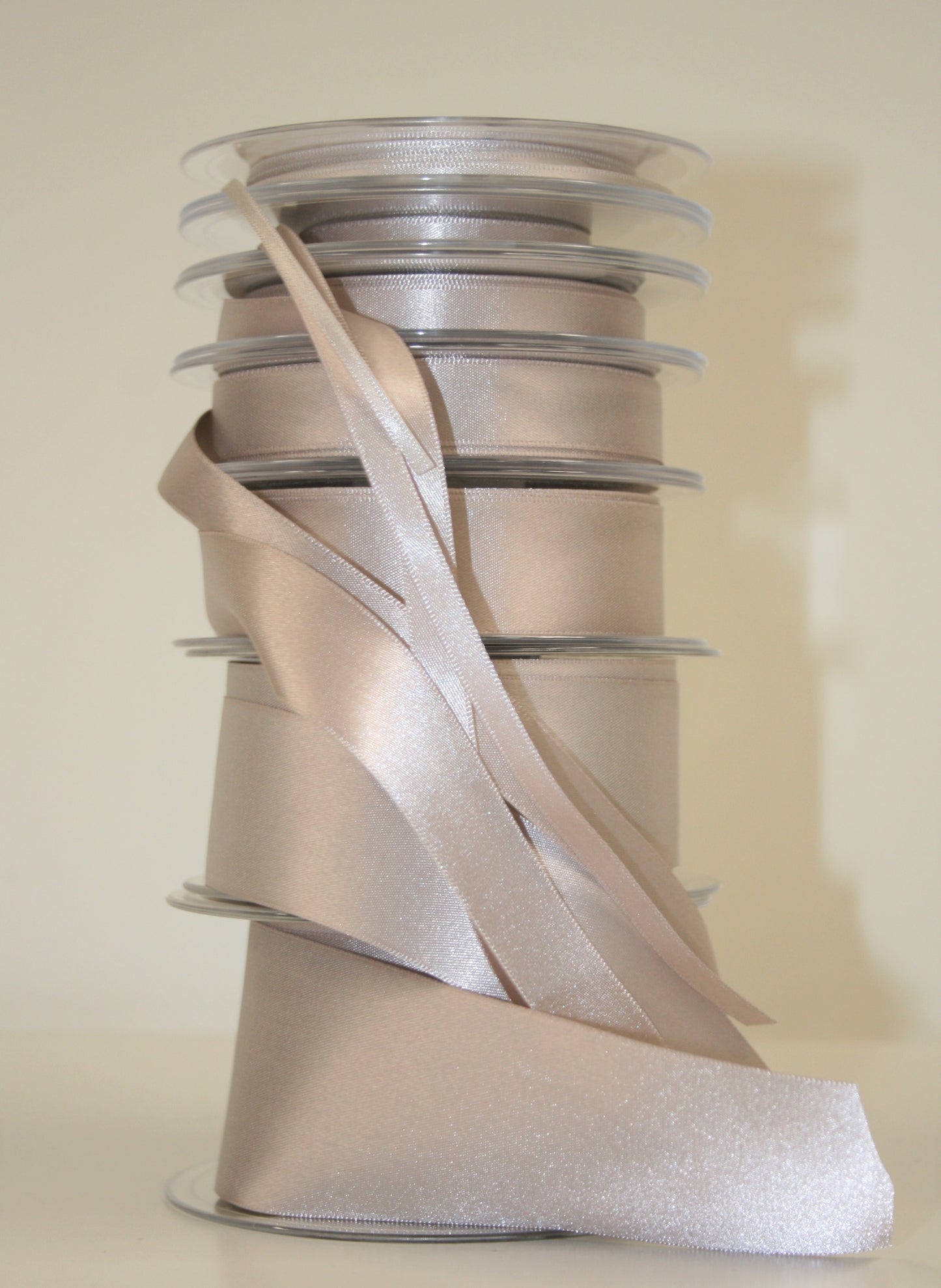 Light Grey Satin Ribbon