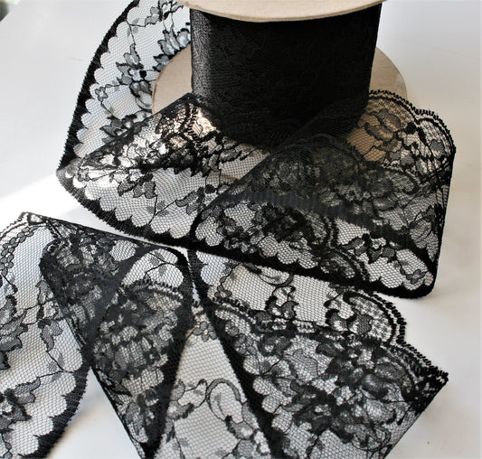100mm Black Lace