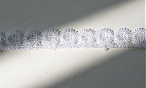 White Guipere Lace Trim