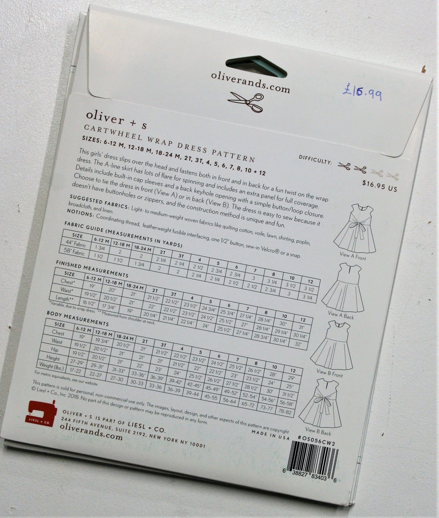 Cartwheel Wrap Dress - oliver + s