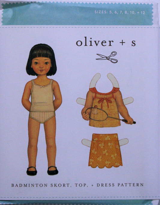 Badminton Skort, Top, and Dress - oliver + s