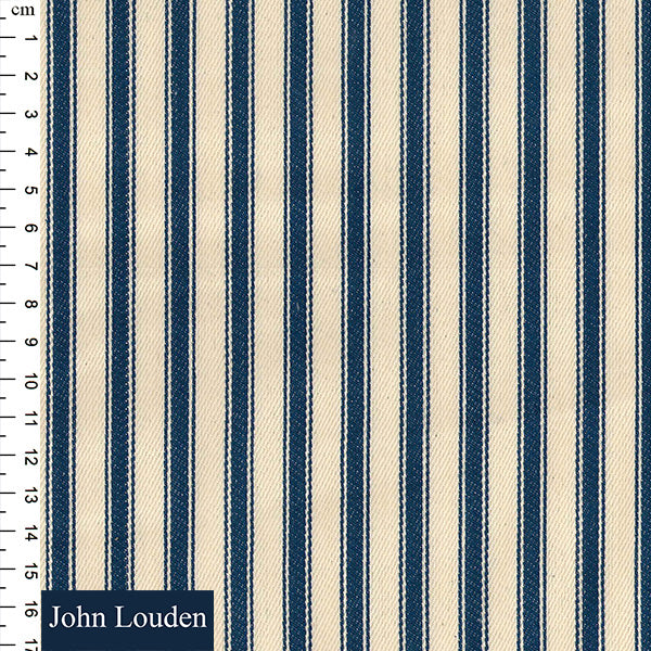 Ticking - Cotton Yard Dyed - Navy