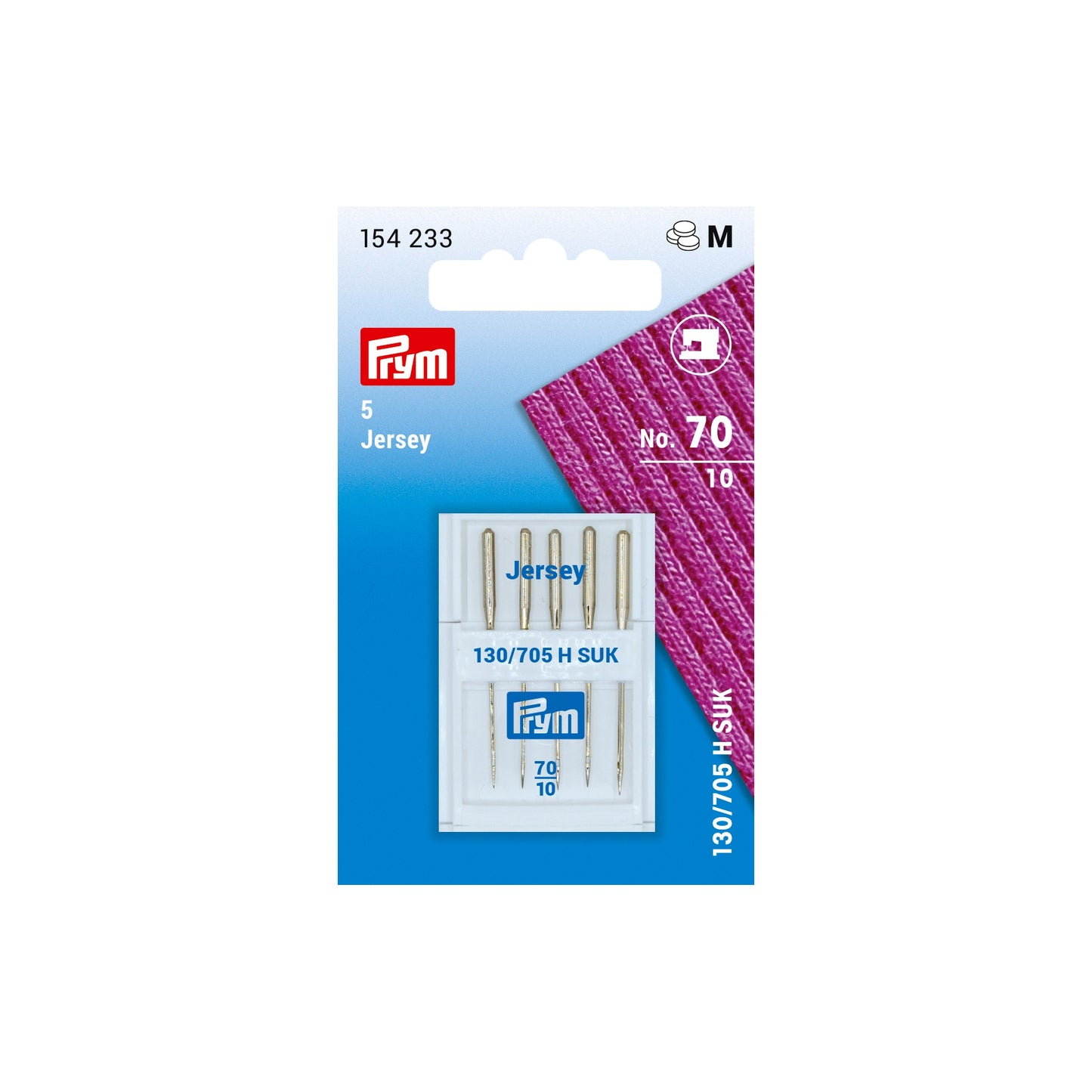 Prym 130/705 "Jersey" sewing machine needles - 70/10