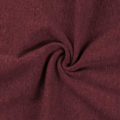 Bordeaux Cotton Jersey Ribbing