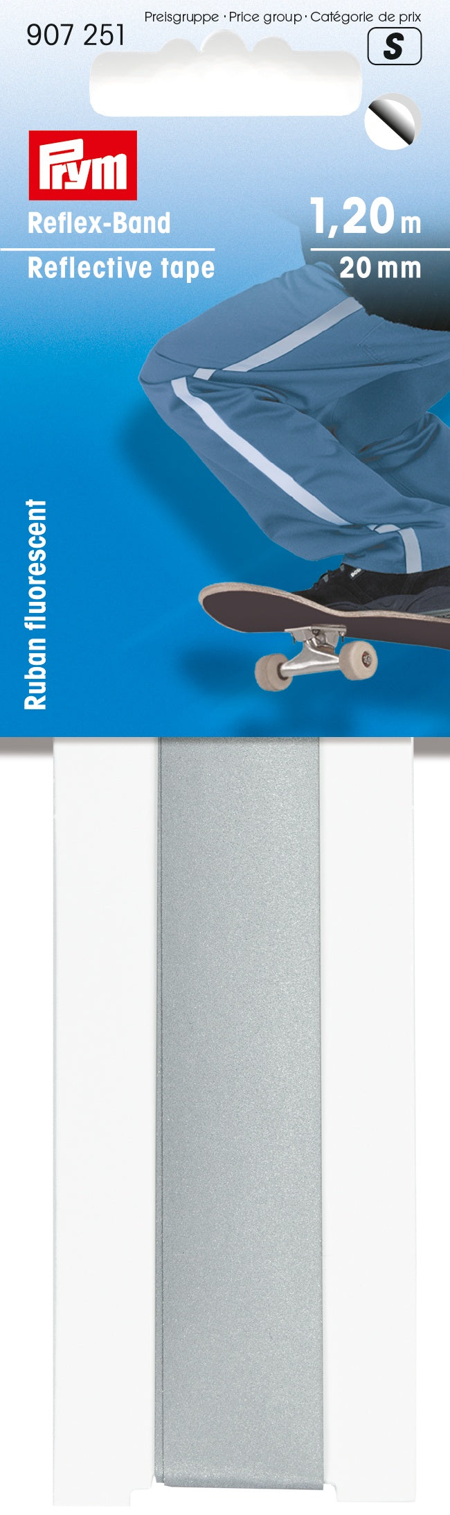 Prym Reflective tape - 20mm - self-adhesive