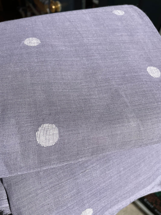 Jamdani Grey Spot Cotton Merchant and Mills