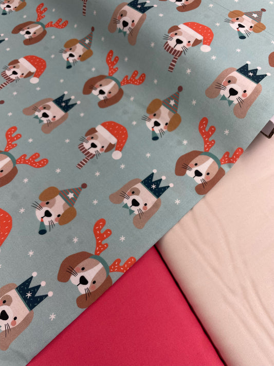 Animal Crackers by Wendy Kendall - Dashwood Studios - blue cotton SS18