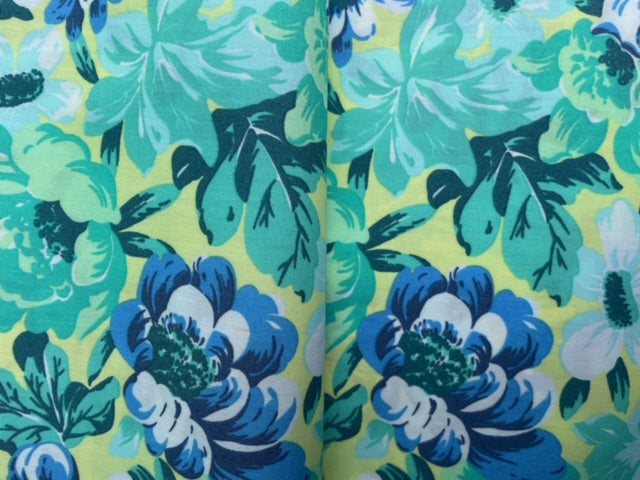 Dahlias and Daisies - Cotton stretch SW28