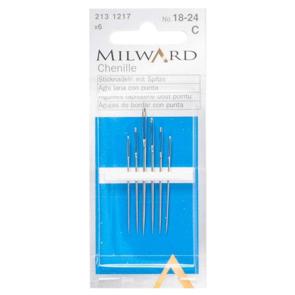 Milward Chenille Needle - no. 18 - 24