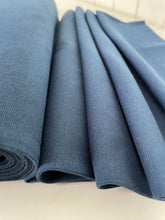 Blue Cotton Ribbing Fabric