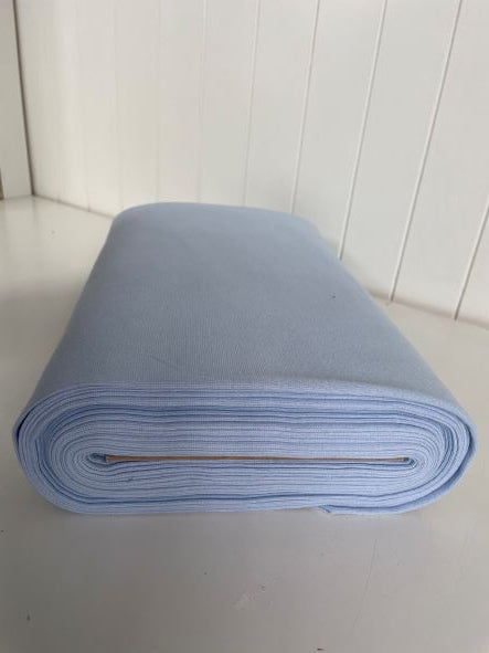 Pale Blue Cotton Ribbing SW55