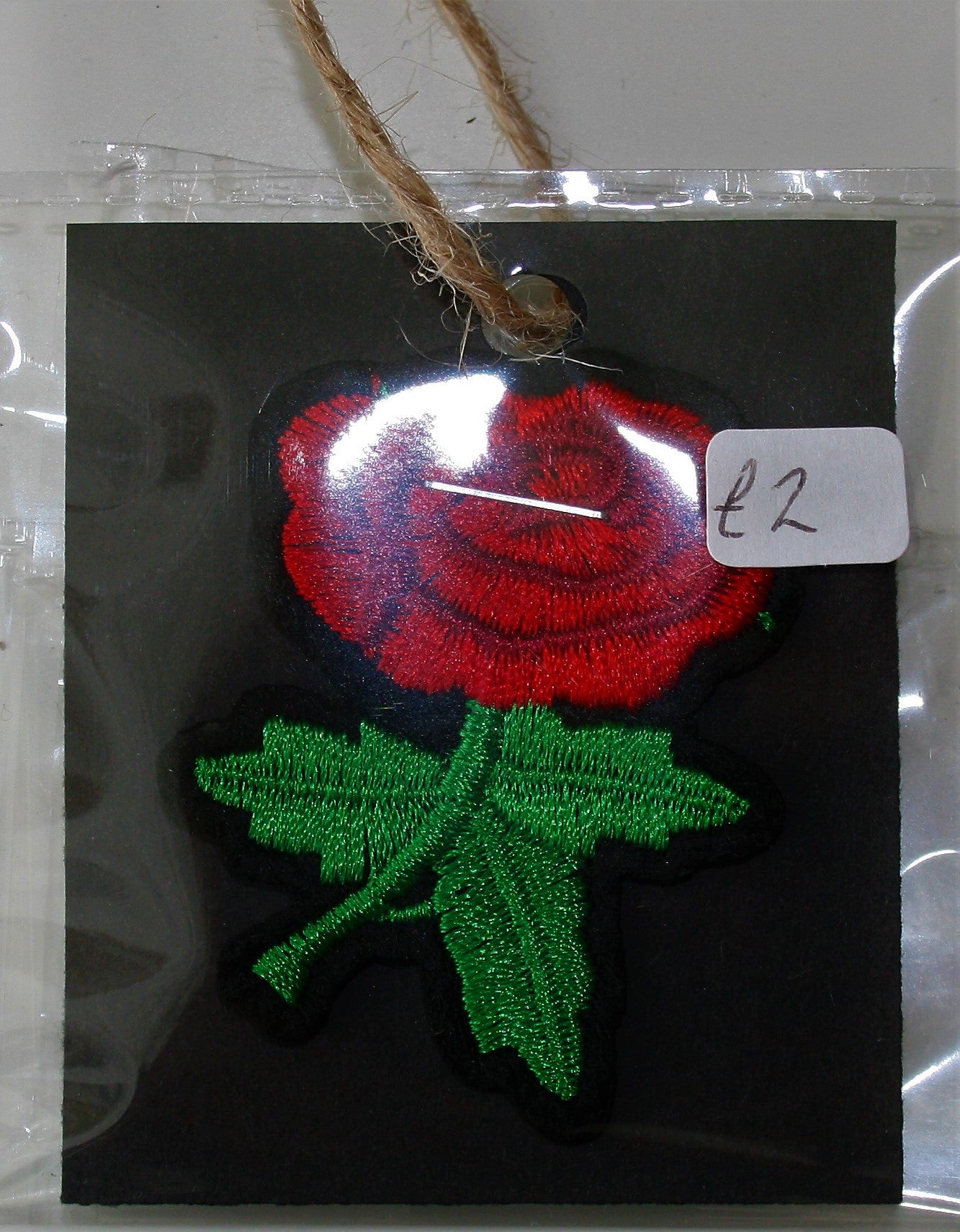 Small Rose - Iron On Motif