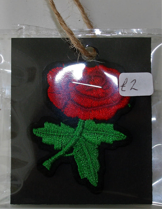 Small Rose - Iron On Motif