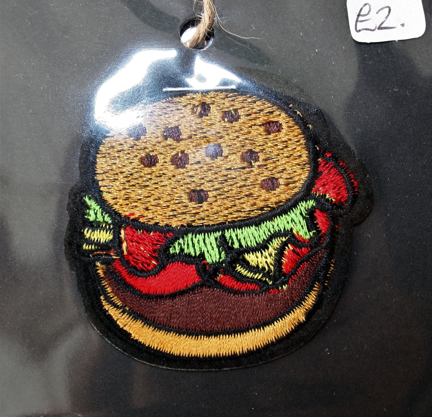 Small Burger - Iron On Motif