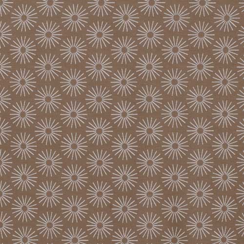 Geometric print taupe jersey. 95% COTTON 5% ELASTENE
